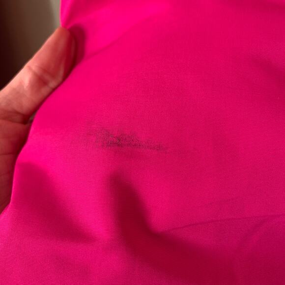 Lands End Snow Pants Girls 16 Hot Pink Waterproof Insulated Iron Knee Grow Along - Picture 14 of 15